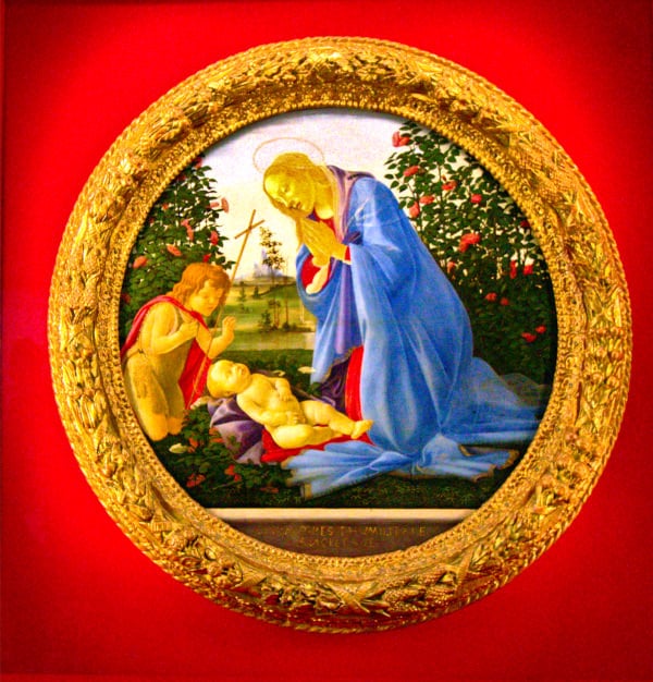 What to see in Piacenza - Tondo Botticelli - Palazzo Farnese - Civic Art Gallery