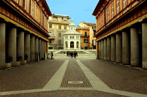 Acqui Terme, la città della Bollente- Bollente- Piazza della Bollente-Via Saracco-Prospettiva