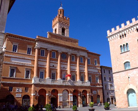 Town Hall- Foligno- SPQF-neoclassical-tower-