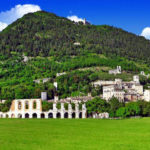 Gubbio, la Città dei Ceri-Gubbio-Panorama.Monte Ingino-Colle Eletto