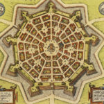 le leggende sulla costruzione della fortezza di Palmanova- Pianta Antica- Fortezza- Palmanova- Stella