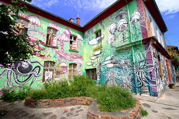 What to see in Ljubljana- Metelkova- Artists' Quarter- Murals-Street art- Graffiti