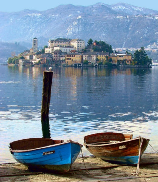 4 borghi ideali per un week end romantico- Orta San Giulio- Lago d'Orta- Isola di San Giulio- via Olina- Lungolago- Barche-