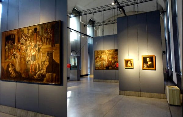 Cosa vedere a Cremona in un giorno- Museo Civico Ala Ponzone- Sala espositiva- quadri