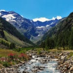 What to see around Aosta - Gran Paradiso National Park - Lillaz - Valeille valley - stream - trees - rocks