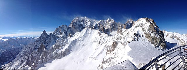Punta Helbronner- monte Bianco- Panorama- Montagne- Ghiacciaio- neve