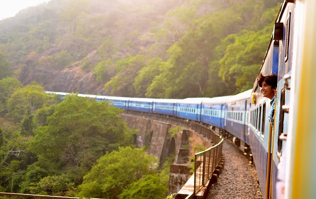 Consigli utili per un viaggio green- Treno- Panorama-bambino