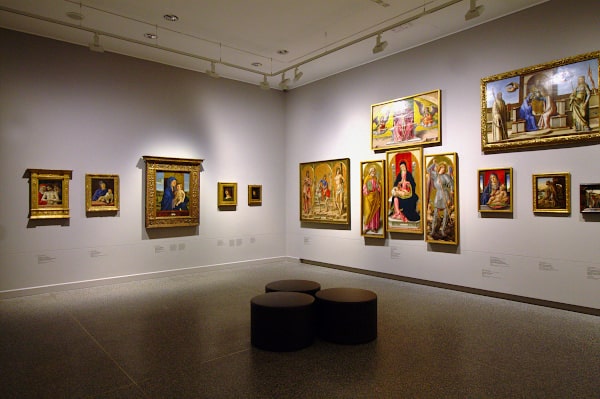 Musei d'arte meno conosciuti da vedere in Italia- Accademia Carrara- Bergamo- sala- quadri