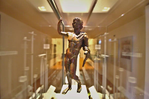 Musei d’arte meno conosciuti-Musei Civici Santa Caterina-Treviso- Sezione archeologica- Bronzetto di età romana