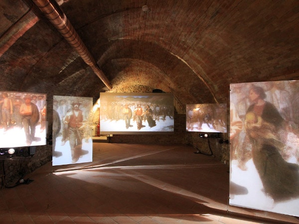 Educational museum of Pellizza da Volpedo - Multimedia installation - fourth state