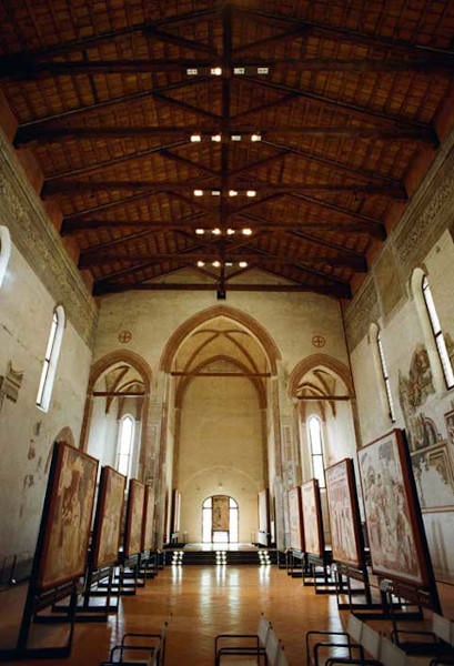 Chiesa di Santa Caterina- Musei Civici- Treviso- Ciclo di Sant'Orsola- Tomaso da Modena- affreschi