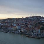 Porto-Veduta-Alto-Tramonto-Case-Fiume