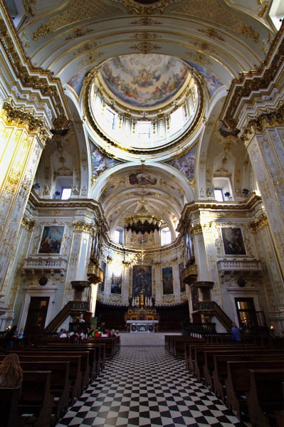 Duomo di Bg-Interior-Cathedral of Sant'Alessandro-Baroque