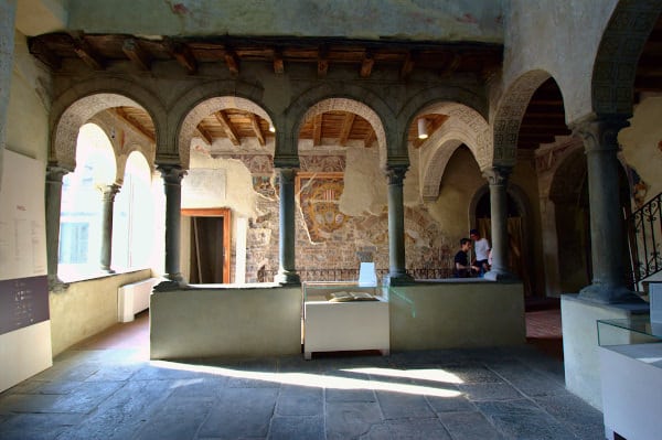 Palazzo del Podestà of Bergamo-Museum of the sixteenth century-Cavedio-Frescoes