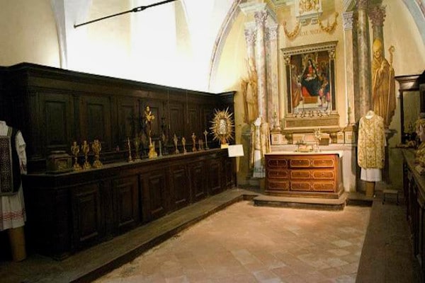 Open sacristy museum - Church of San Francesco d'Assisi - art - altarpiece