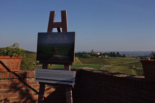 What to See in Rosignano Monferrato-Places of the Painter Angelo Morbelli-Panel-works-landscape