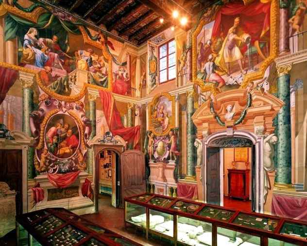 Palazzo Gotti di Salerano-GB Adriani Civic Museum-Frescoes