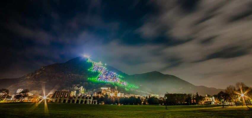 6 borghi da vedere a Natale-Gubbio-albero gigante-Albero di Natale più grande al mondo