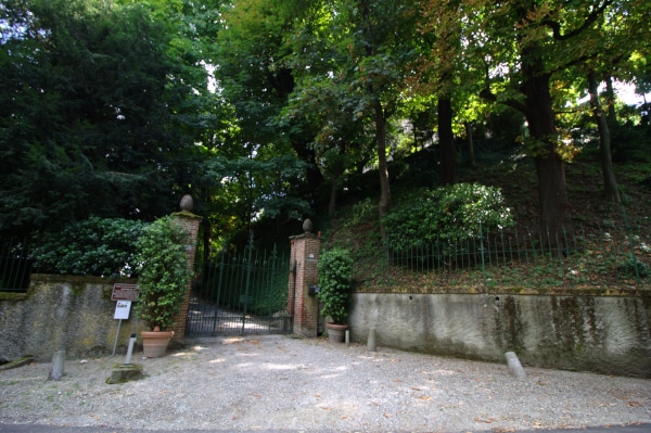 Visconti Castle-entrance-gardens