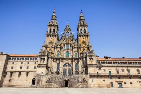 best structures on the way of Santiago-Santiago de Compostela-Cathedral